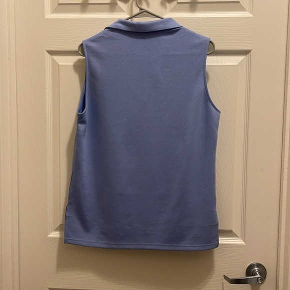 Blue Sleeveless Sweatsuit - Picture 5 of 14